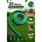 Badem10 Plastik Çim Ayracı Ayıraç 25 Metre Esnek Peyzaj Bordürü Park Bahçe Çim Bitki Yayılım Önleme Aparatı