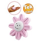 Badem10 Plastik Papatya Gülücüklü Pembe Çoçuk Odası Dolap Dolabı Kapak Kulpu Mobilya Mutfak Çekmece Kulbu