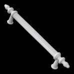 Badem10 Polavit 160 mm Kulp Sert Plastik Beyaz Çekmece Mobilya Mutfak Dolap Kulbu Kulpu Kulpları 10 ADET