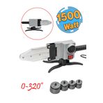 Badem10 Pprc Pvc Plastik Boru Kaynak Makinesi 1500 W Endüstriyel Makina Pafta Seti 40 mm 32 mm 25 mm 20 mm