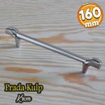 Badem10 Prade 160 mm Krom Kulp Metal Mobilya Çekmece Mutfak Kapak Dolap Kulbu