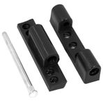 Badem10 Pvc 75 mm Siyah Metal Pimapen Pencere Menteşesi