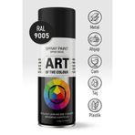 Badem10 RAL9005 Siyah Prof. Sprey Boya Metal Ahşap Taş Plastik ve Cam Yüzeylere Uygun Spray Boya 400 ml