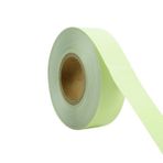 Badem10 Reflektörlü Oto Dış Aksesuar Parlayan Fosfor Yeşil Reflektif Düz Şerit Bant 5 cm 1 Mt İkaz Bandı