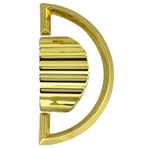 Badem10 Regnum Desenli Çekmece Dolap Kapak Plastik Gold Kulp