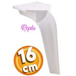 Badem10 Repla Lüks 16 cm Beyaz Baza Mobilya Kanepe Sehpa TV Ünitesi Koltuk Ayağı