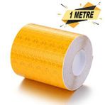 Badem10 Sarı 1 m Reflektörlü Reflektif Fosforlu Şerit Bant