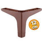 Badem10 Sedef Lüks 12 cm Ceviz Baza Mobilya Kanepe Sehpa TV Ünitesi Koltuk Ayağı