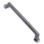 Badem10 Simay Mobilya Mutfak Dolabı Çekmece Dolap Kapak Kulpu Düz Metal Kulp Kulbu Kulpu 160 mm Füme
