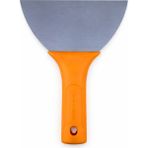 Badem10 Spatula Plastik Saplı Sap Takmalı 160 mm Dayanıklı Paslanmaz Çelik Yüzey Çok Amaçlı Inşaat Spatulası - 1,1 lt