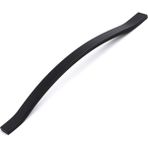 Badem10 Sümbül Düz Siyah 288 mm Metal Kulp Çekmece Kolu Kapak Kulpları Mobilya Kulpu Modern Mutfak Dolabı