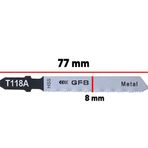 Badem10 T118A Gfb Metal Kesim Dekupaj Testere Bıçağı Bıçak
