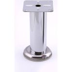 Badem10 Tablalı Krom 10 cm Metal Gümüş Mobilya Ayağı Modern Koltuk Kanepe Dayanıklı Tv Ünite Ayağı Ayakları - 9o86776 - t5t54