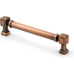 Badem10 Talas 160 mm Düz Soft Antik Bakır Metal Kulp Mobilya Çekmece Dolap Kapak Kulpu Dayanıklı Kulpları