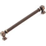 Badem10 Talas 320 mm Tırtıklı Soft Antik Metal Kulp Kapak Kulpu Dayanıklı Kulpları Mobilya Çekmece Dolap