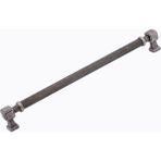 Badem10 Talas Antik Gümüş Metal Tırtıklı Kulp 320 mm Kulpları Mobilya Çekmece Dolap Kapak Kulpu Dayanıklı