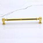 Badem10 Talas Gold Altın Metal Kulp 192 mm Mobilya Çekmece Mutfak Dolabı Dolap Kulpları Kulb 19.2 cm