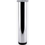 Badem10 Tombul Krom 41 cm Gümüş 60 mm Metal Sehpa Masa Ayağı Tekli Mobilya Destek Yükseltici Ayak Modeli - 545465499