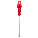 Badem10 Tornavida Düz Tornavida Kırmızı Plastik Sap 5x150 mm