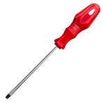 Badem10 Tornavida Düz Tornavida Kırmızı Plastik Sap 6x150 mm