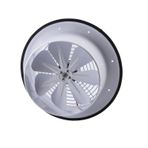 Badem10 Vantilatör Banyo Wc İşyeri Havalandırma Aspiratörü Fanı Kirli Hava Kötü Koku Metal 200 mm