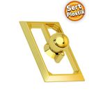 Badem10 Veyron Küre Çekmece Dolap Kapak Plastik Gold Kulp