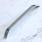 Badem10 Volga Krom Metal Kulp 224 mm 22.4 cm Mobilya Çekmece Mutfak Dolabı Dolap Kulpları Kapak Kulpu Kulbu