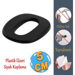 Badem10 Yapışkanlı Kapı Numarası Küçük Boy 50 mm 5 cm Numara 0 Rakam Sıfır Sayı Siyah Renk Numaralar 1 Adet