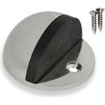 Badem10 Yarımay Kapı Stoperi Tamponu Vidalı Metal Kapı Stopu Inox