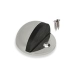 Badem10 Yarımay Vidalı Kapı Kolu Stoperi Tamponu Metal Kapı Stopu Durdurucu Tutucu Tutacağı Inox