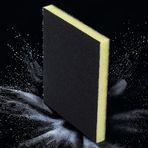 Badem10 Yassı Sünger Zımpara 9.5 x 12.5 cm Takoz Blok Flex Taşlama Ahşap El Zımparası 100 kum 1 Adet