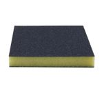 Badem10 Yassı Sünger Zımpara 9.5 x 12.5 cm Takoz Blok Flex Taşlama Ahşap El Zımparası 180 kum 1 Adet