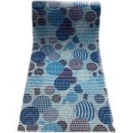 Bademler Halı Aqua Mat Islak Zemin Paspası Puantiyeli Mavi Renk 65x100 cm Banyo Kaydırmaz Yolluk
