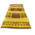 Bademler Halı Plastik Hasır Seccade 60X120CM Tek Kişilik Namaz Hasırı Katlanabilir Seccade - Sarı - 60 x 150 cm