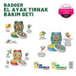 Badger 21 gr El Bakım 21 gr Ayak Bakım 21 gr Tırnak Bakım 3'lü Set Krem