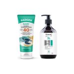 Badger Bebek Güneş Kremi SPF40 ve Sirenol Organik Bebek Şampuanı Set - 40 Faktör