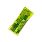 Badger Collection Jellycase Limon - Şeffaf Pvc Kalem Kutusu Kalemlik (Makyaj Kozmetik Aksesuar Çantası) Organizer