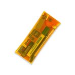Badger Collection Jellycase Turuncu - Şeffaf Pvc Kalem Kutusu Kalemlik (Makyaj Kozmetik Aksesuar Çantası) Organizer