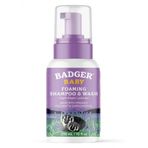 Badger Organik Gece 300 ml Renkli Köpük Bebek Saç ve Vücut Şampuan