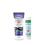 Badger Organik Spf50+ Nemlendirici Stick Güneş Kremi 2'li Set - Şeffaf