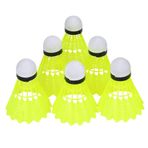 Badminton, Badminton Raketle 6 Adet Raketle Seti Profesyonel Naylon Badminton Topu Raketle Doğa Sporları Eğitim Aksesuarı Genç Oyuncular Için Badminton Topu