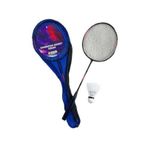 Badminton Raketi Ciftli , Bir Tane Badminton Topu Ve Badminton Cantasi