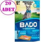 Bado 20x85 gr Somonlu Kedi Yaş Maması