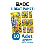 Bado Kedi Ödül Çubuğu Ton Balıklı ve Karidesli 3x5gr 10Lu