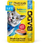 Bado Kısırlaştırılmış Yetişkin Somonlu 12x85 gr Yaş Kedi Maması