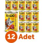 Bado Yetişkin Ciğerli 12x400 gr Yaş Kedi Maması