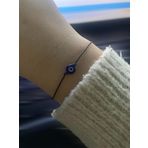 Bae Atölye Cam Nazar Boncuklu Kırmızı Ip Bileklik