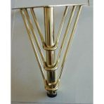 BafArt 4 Adet 15 cm Metal Tel Ayak Mobilya Ayağı Altın