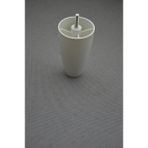 BafArt 4 Adet Adalya Baza Ayağı 12 cm 5/16 Vida Çapı (7.92MM) - 12 cm beyaz