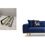 BafArt Lama Model Metal Koltuk Ayağı 2 Adet - Altın 90*15